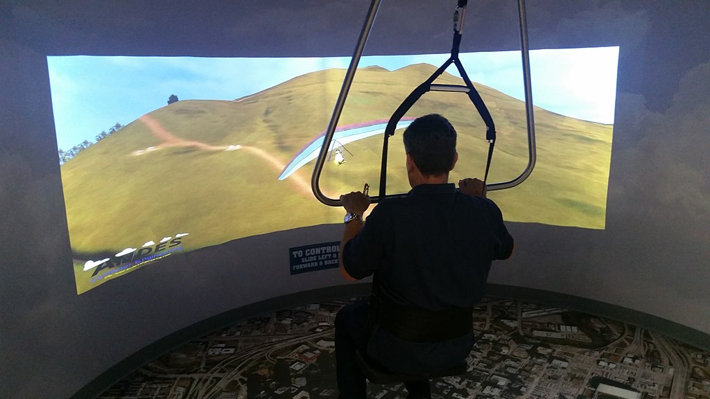 Lone Star Flight Museum Hang Glider Simulato