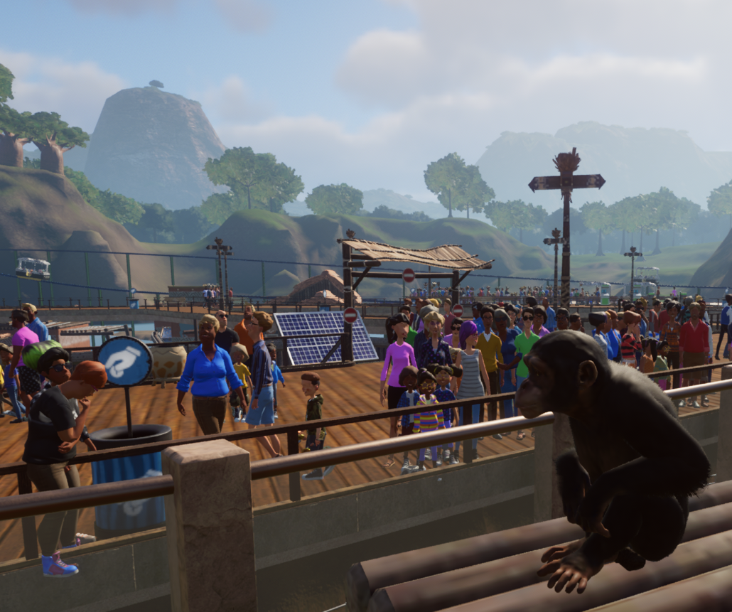 Game: Planet Zoo – build a zoo, breed animals, and compare to real-world jobs.